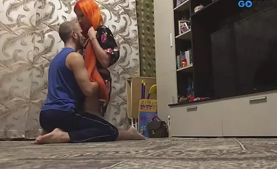 Anime Longhair Gf and Bf Passionate Fucking Session with Oral Pleasures and Stockings